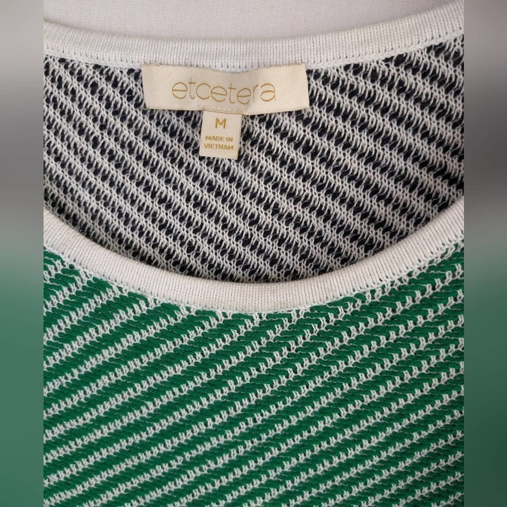 Etcetera Sweater Block Color Size Medium - image 3